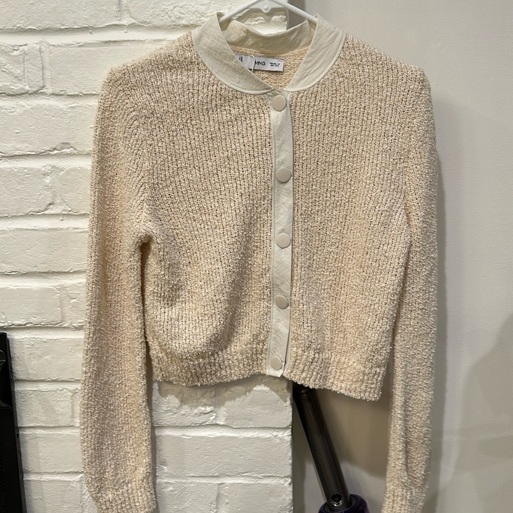 NEW Mango Creme Cardigan